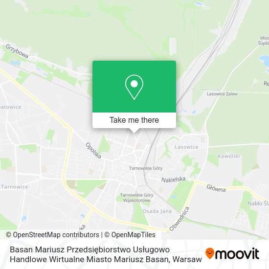 Basan Mariusz Przedsiębiorstwo Usługowo Handlowe Wirtualne Miasto Mariusz Basan map