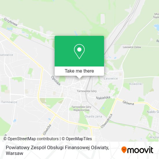 Powiatowy Zespół Obsługi Finansowej Oświaty map