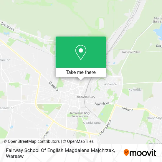 Карта Fairway School Of English Magdalena Majchrzak