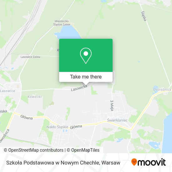 Szkoła Podstawowa w Nowym Chechle map