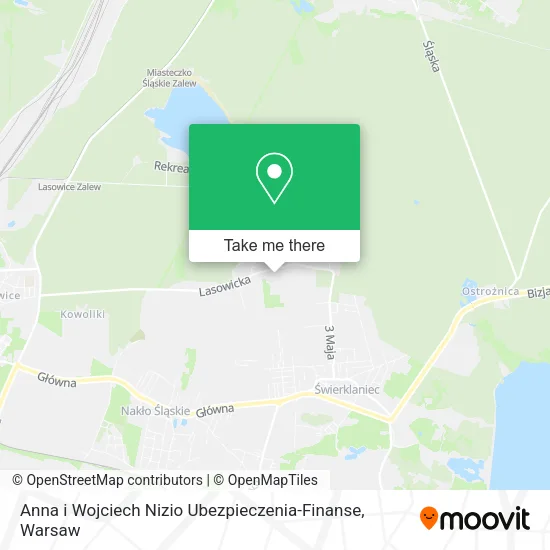 Карта Anna i Wojciech Nizio Ubezpieczenia-Finanse