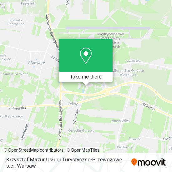 Krzysztof Mazur Usługi Turystyczno-Przewozowe s.c. map