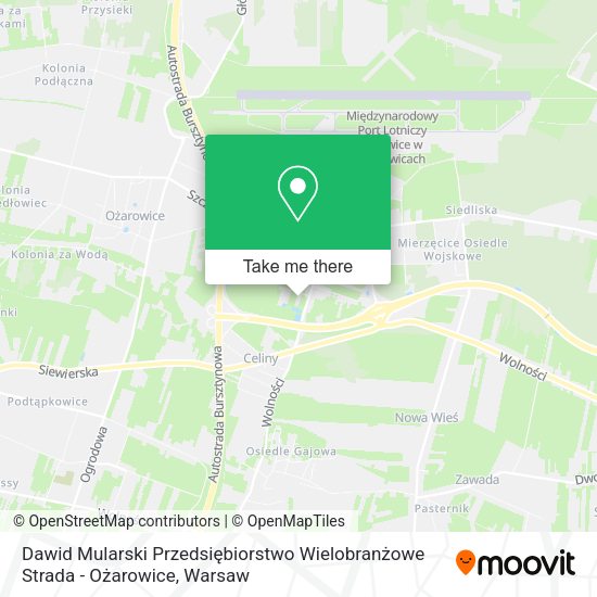 Dawid Mularski Przedsiębiorstwo Wielobranżowe Strada - Ożarowice map