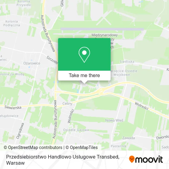 Карта Przedsiebiorstwo Handlowo Uslugowe Transbed