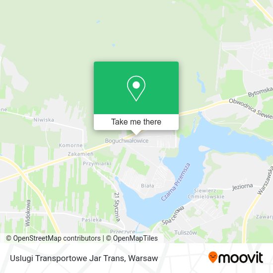 Uslugi Transportowe Jar Trans map