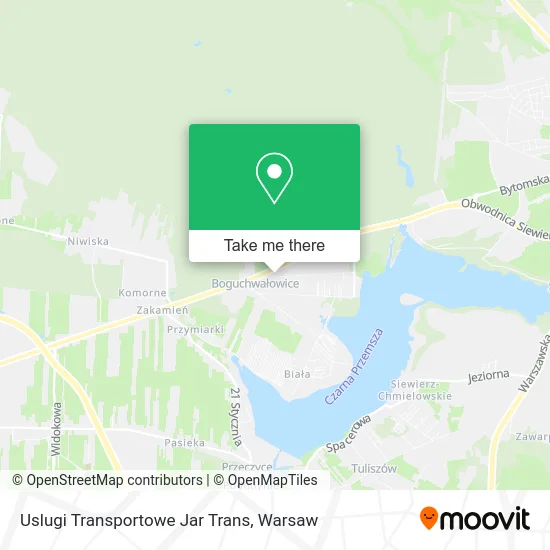 Карта Uslugi Transportowe Jar Trans