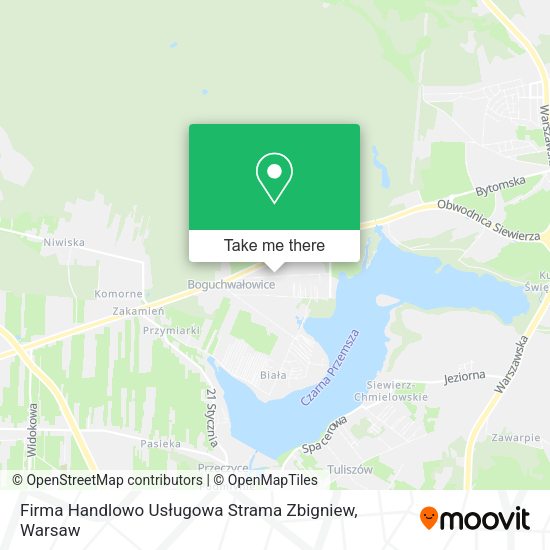 Firma Handlowo Usługowa Strama Zbigniew map