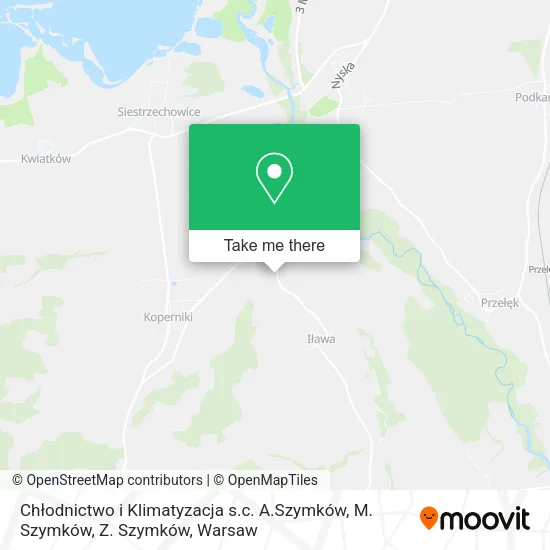 Chłodnictwo i Klimatyzacja s.c. A.Szymków, M. Szymków, Z. Szymków map