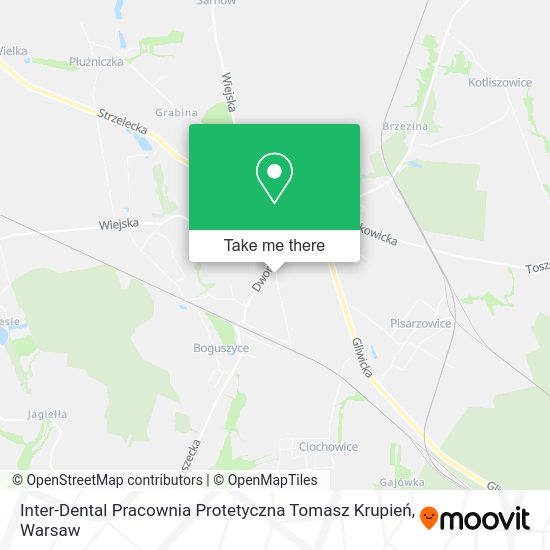 Inter-Dental Pracownia Protetyczna Tomasz Krupień map