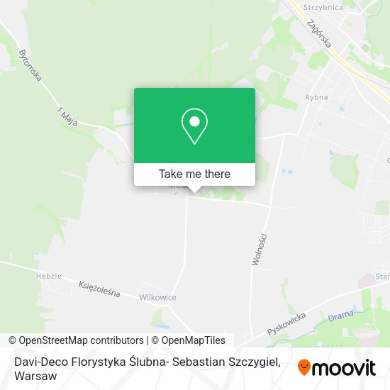 Davi-Deco Florystyka Ślubna- Sebastian Szczygiel map