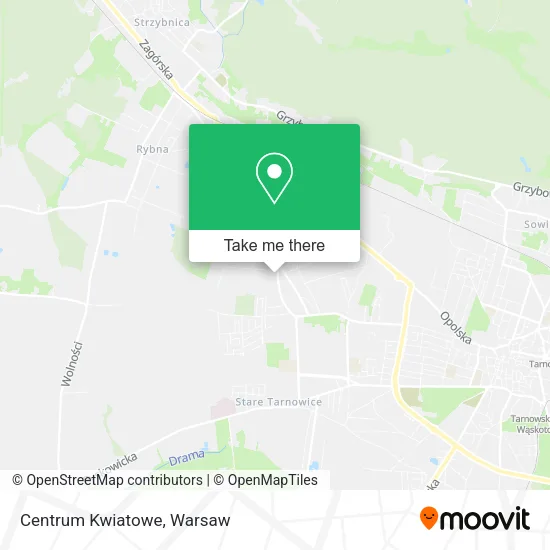 Карта Centrum Kwiatowe