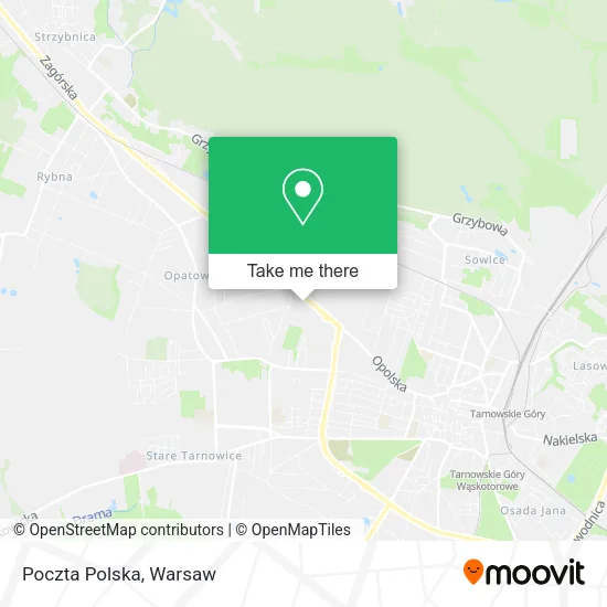 Карта Poczta Polska
