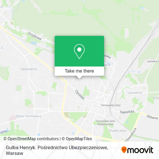 Gulba Henryk. Pośrednictwo Ubezpieczeniowe map