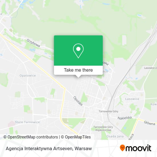 Agencja Interaktywna Artseven map