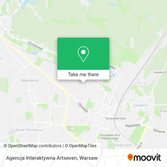 Agencja Interaktywna Artseven map