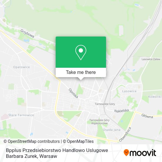 Bpplus Przedsiebiorstwo Handlowo Uslugowe Barbara Zurek map