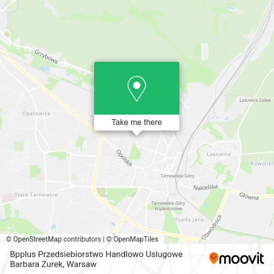 Карта Bpplus Przedsiebiorstwo Handlowo Uslugowe Barbara Zurek