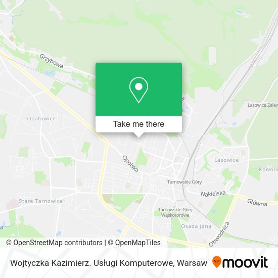 Wojtyczka Kazimierz. Usługi Komputerowe map