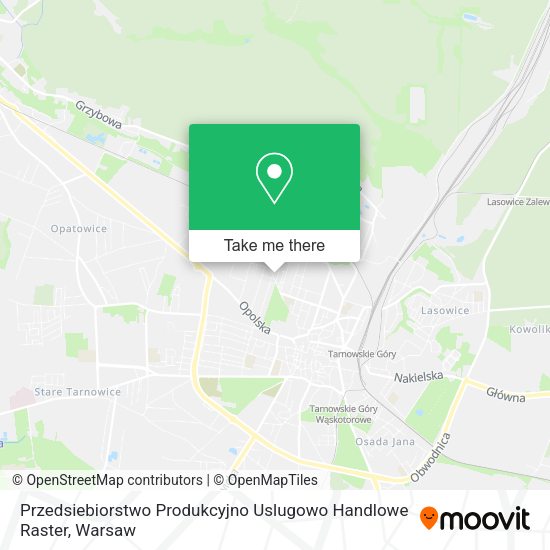 Przedsiebiorstwo Produkcyjno Uslugowo Handlowe Raster map