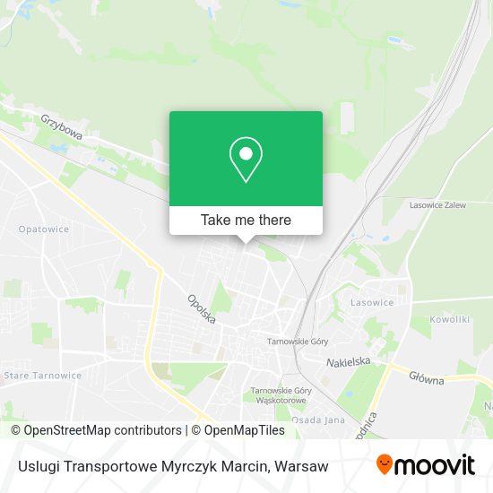 Uslugi Transportowe Myrczyk Marcin map