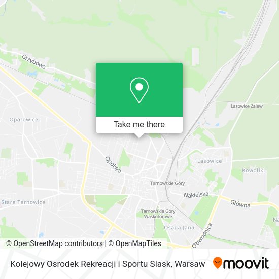 Kolejowy Osrodek Rekreacji i Sportu Slask map