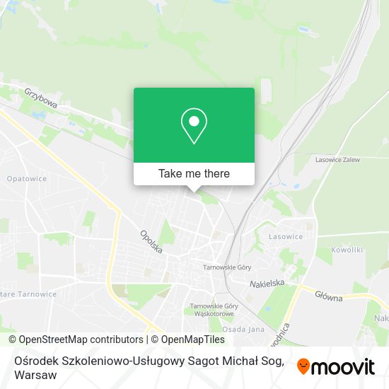 Ośrodek Szkoleniowo-Usługowy Sagot Michał Sog map