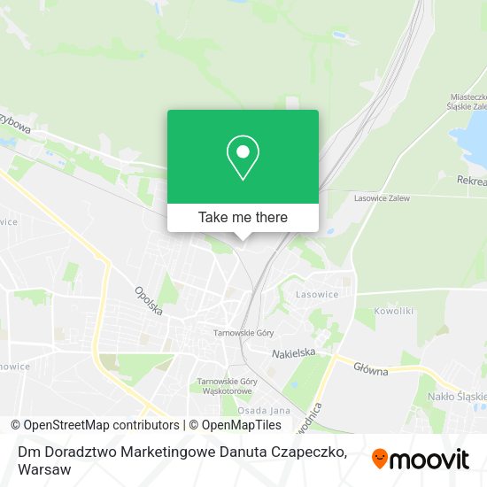 Dm Doradztwo Marketingowe Danuta Czapeczko map