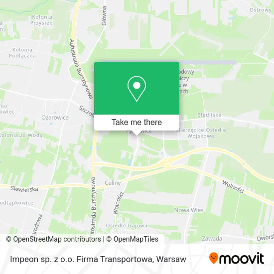 Карта Impeon sp. z o.o. Firma Transportowa