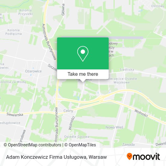 Adam Konczewicz Firma Usługowa map