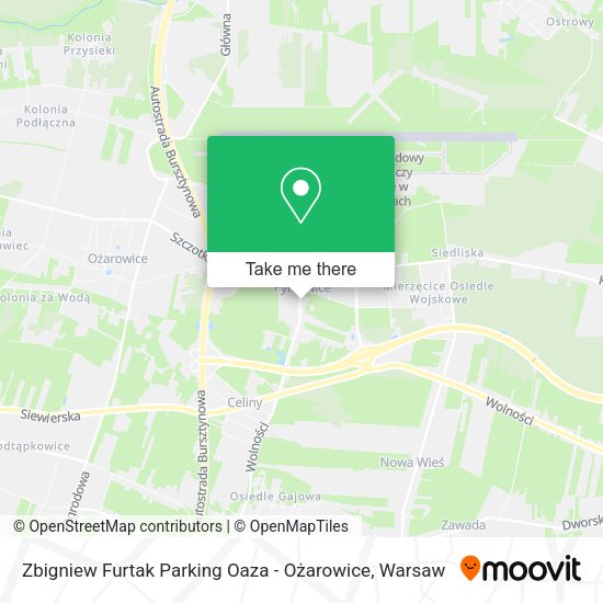 Zbigniew Furtak Parking Oaza - Ożarowice map