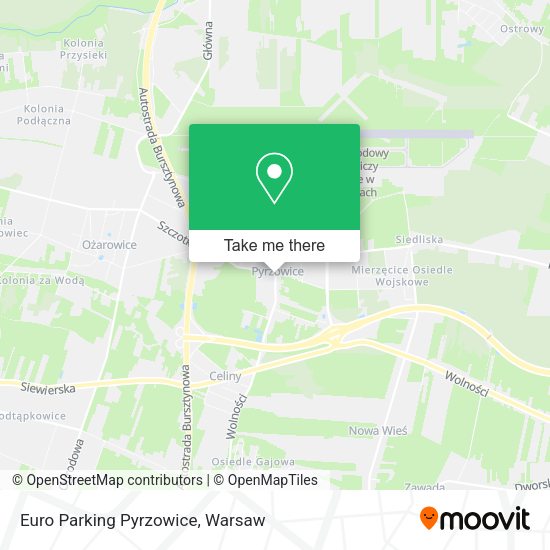 Карта Euro Parking Pyrzowice