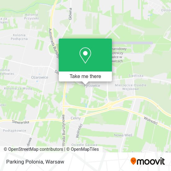 Parking Polonia map