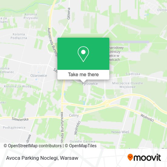 Avoca Parking Noclegi map