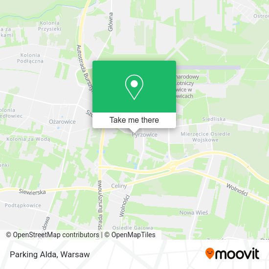 Parking Alda map