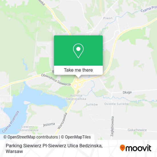 Карта Parking Siewierz Pl-Siewierz Ulica Bedzinska