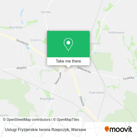 Uslugi Fryzjerskie Iwona Rzepczyk map