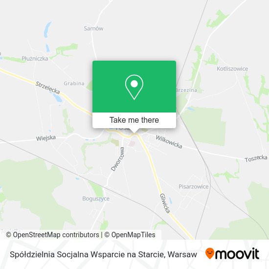 Spółdzielnia Socjalna Wsparcie na Starcie map