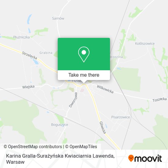 Karina Gralla-Surażyńska Kwiaciarnia Lawenda map