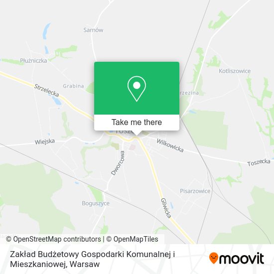 Zakład Budżetowy Gospodarki Komunalnej i Mieszkaniowej map