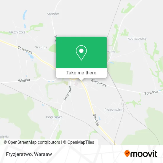 Карта Fryzjerstwo