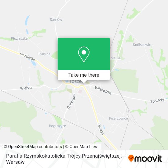 Parafia Rzymskokatolicka Trójcy Przenajświętszej map