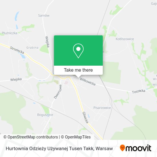 Hurtownia Odzieży Używanej Tusen Takk map