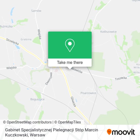 Gabinet Specjalistycznej Pielegnacji Stóp Marcin Kuczkowski map