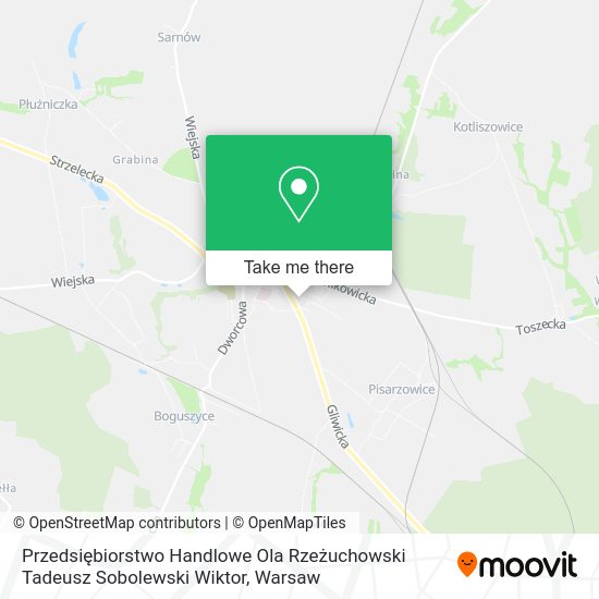 Przedsiębiorstwo Handlowe Ola Rzeżuchowski Tadeusz Sobolewski Wiktor map