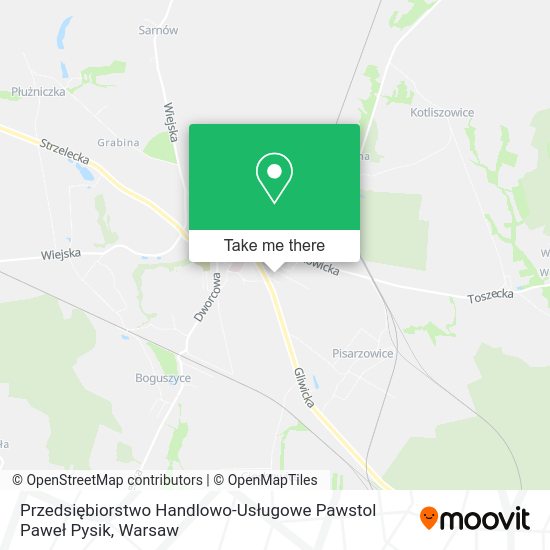 Przedsiębiorstwo Handlowo-Usługowe Pawstol Paweł Pysik map