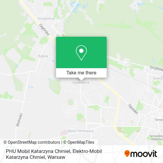 PHU Mobil Katarzyna Chmiel, Elektro-Mobil Katarzyna Chmiel map