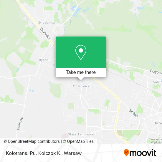 Kolotrans. Pu. Kolczok K. map