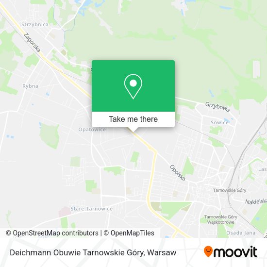 Deichmann Obuwie Tarnowskie Góry map