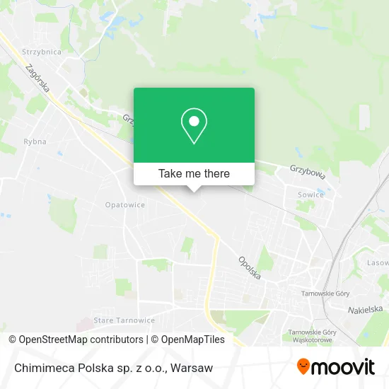 Карта Chimimeca Polska sp. z o.o.