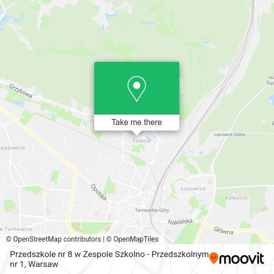 Przedszkole nr 8 w Zespole Szkolno - Przedszkolnym nr 1 map